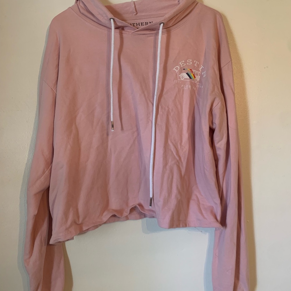 Destin, Florida Cropped Hoodie